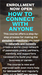 Mobile Screenshot of howtoconnectwithanyone.com